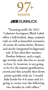 2021 BLACK LABEL CABERNET SAUVIGNON SHELF TALKER